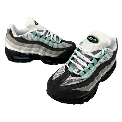 Кроссовки женские Air Max 95 кожаные серые 2059-8